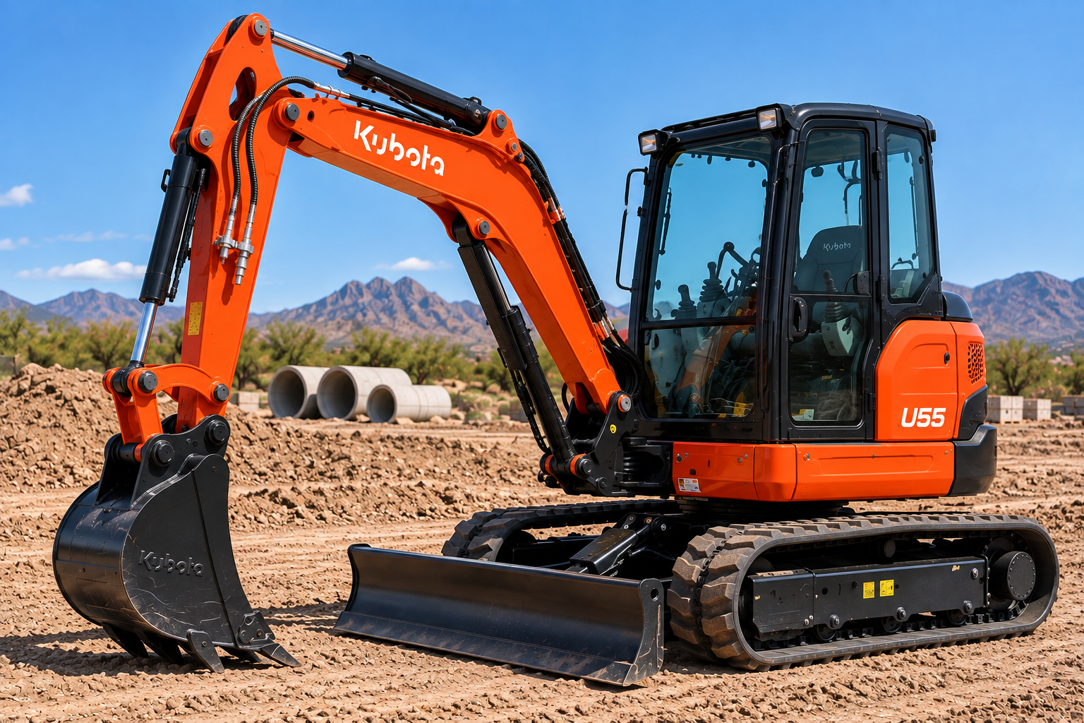 CAT 305/Kubota U55